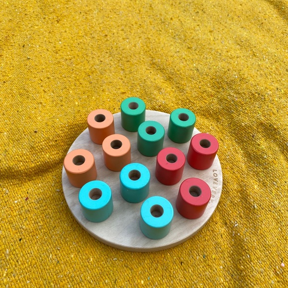 Other - LOVEVERY wooden peg stackers